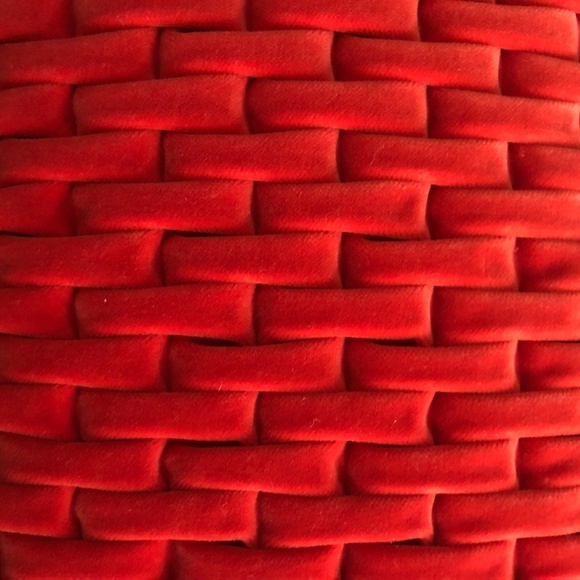 4 Vintage, MCM, Orange Velvet cushions / pillows - Picture 3 of 5